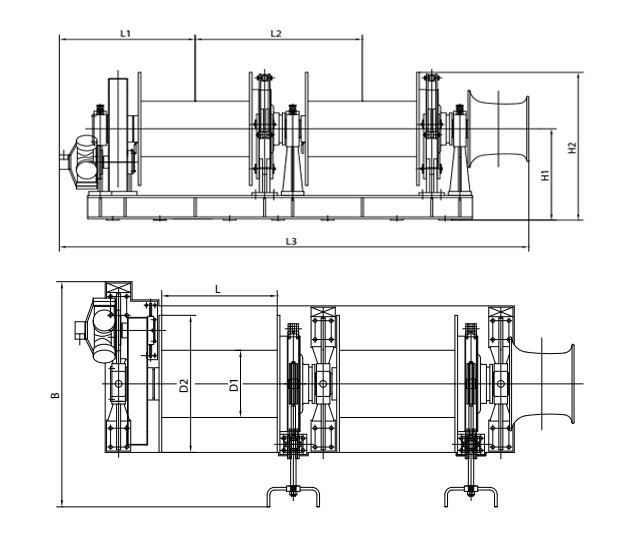 Hydraulic Mooring Winch